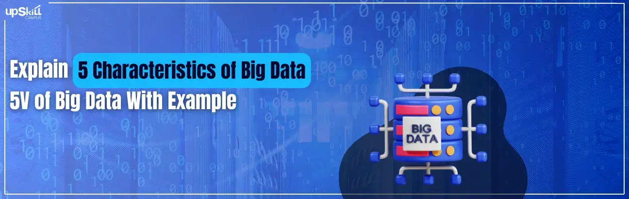 Explain 5 Characteristics of Big Data - 5V of Big Data With Example