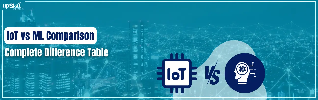 IoT vs ML Comparison - Complete Difference Table